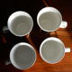 4 Staffordshire pottery ceramic mugs