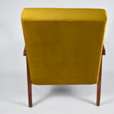 Fauteuil en velours 04-b, 1970