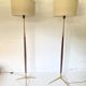 Paire de lampadaires Maison Lunel 1950
