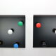 Set of 2 coat racks LC17 by Le Corbusier for Cassina, 2010, Italy