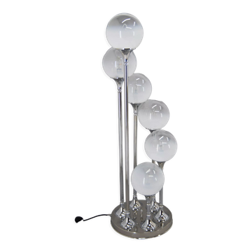 Lampadaire 6 bras par Targetti Sankey, Italie, 1960s