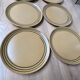 Set de 8 assiettes à dessert en grès Sarreguemines