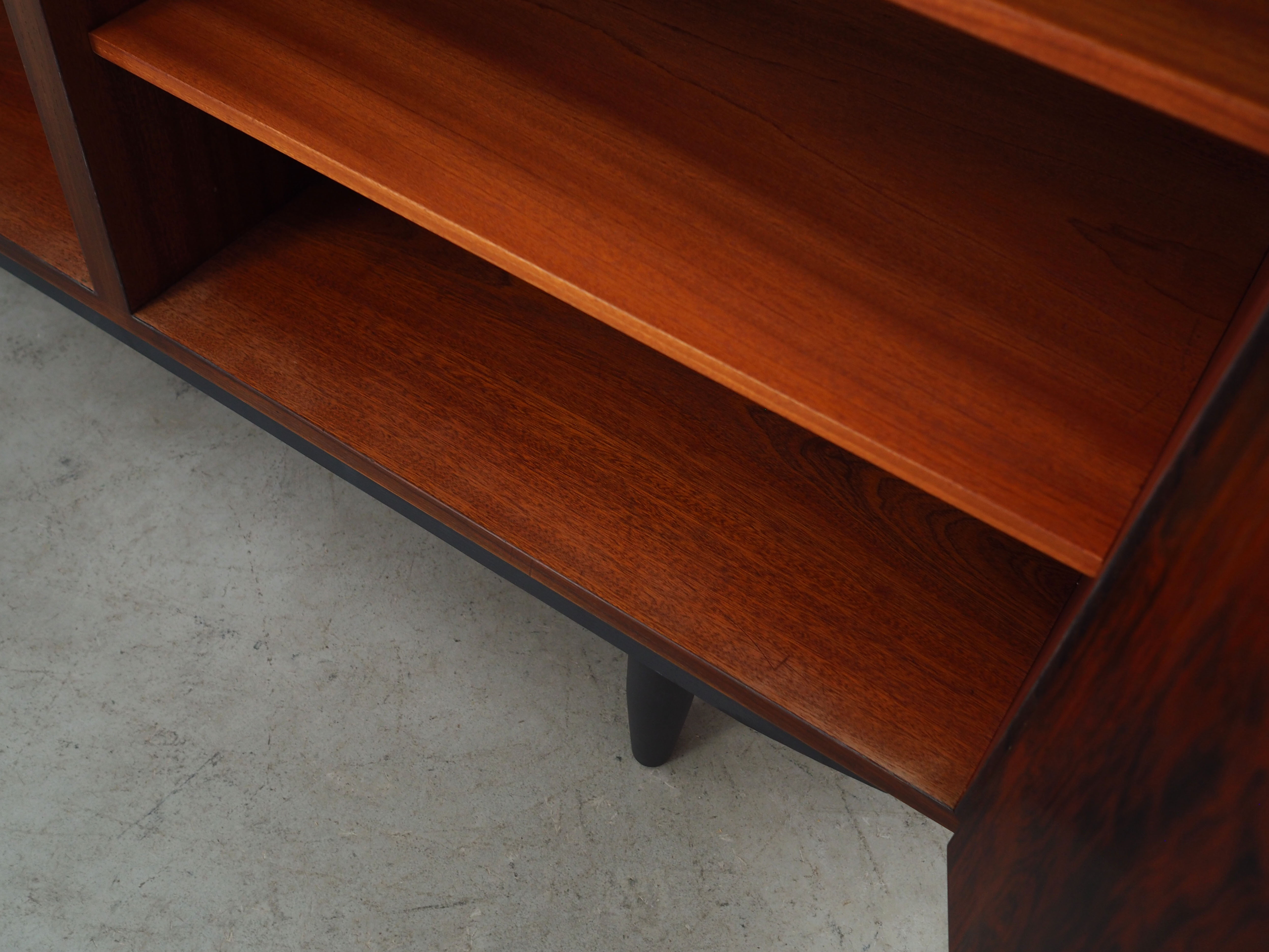 Rosewood cabinet, Danish design, 1970s, manufactured by Omann Jun