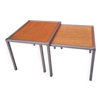 Table basse gigognes vintage