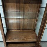 Louis XV style oak display case