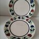 4 Longchamp plates with stylised floral decoration from the 1930s-50s.