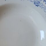 Choisy le Roi Boulenger 3 hollow plates model Parmentier Terre de Fer