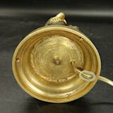 Clodion faun lamp, Louis XVI style, early 1900s - gilded and patinated bronze