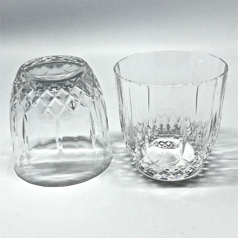 Crystal whiskey glasses