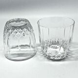 Crystal whiskey glasses
