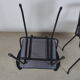 Fauteuils en skaï noir 1950