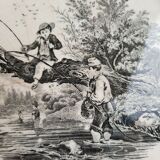 Digoin Sarreguemines Plate in July