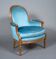 Bergère d'époque Louis XVI estampillée