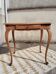 Table or writing desk in Louis XV style, lightened walnut.