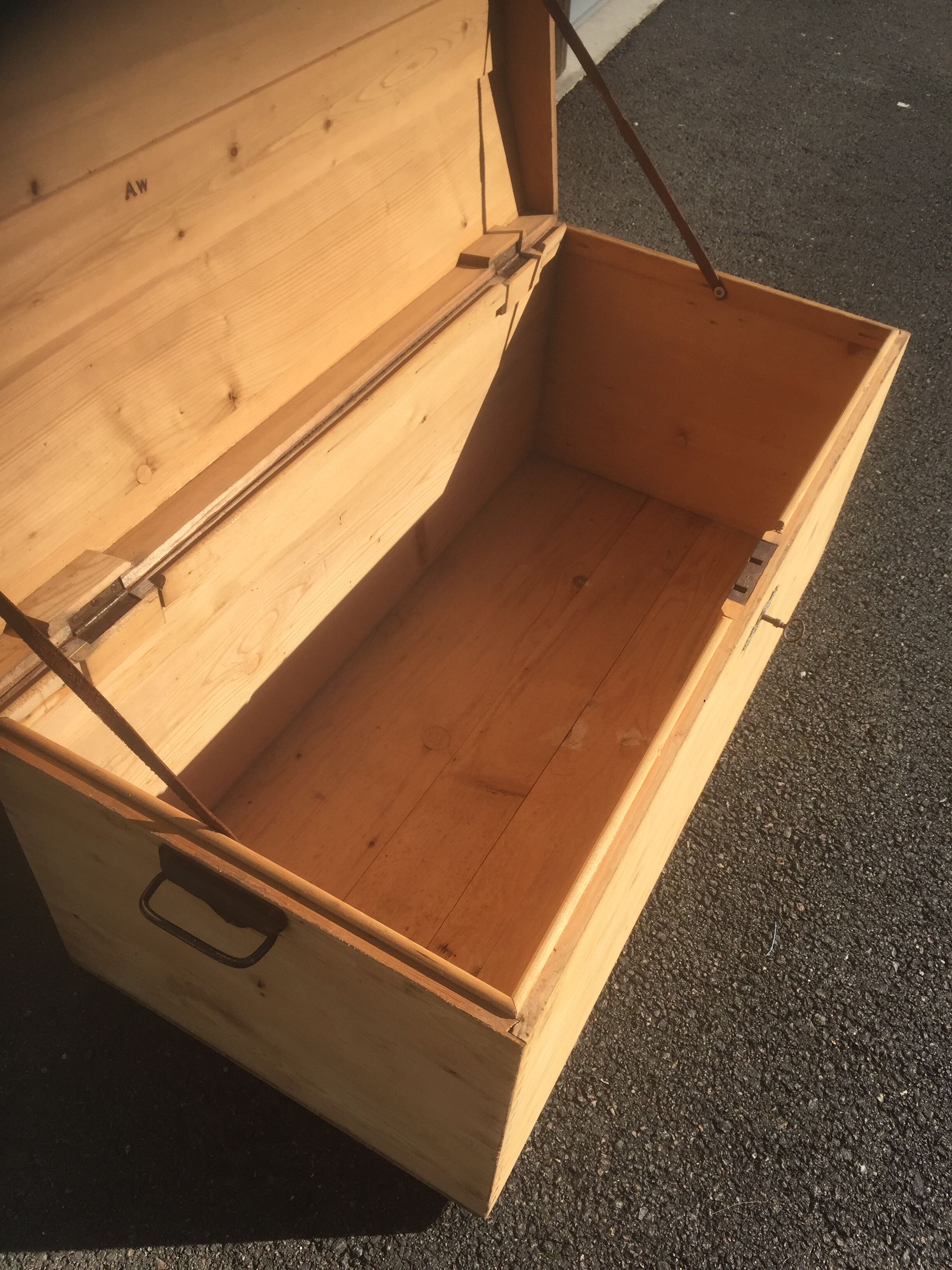 Antique wooden chest