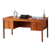 Bureau danois en teck vintage – Domino Møbler (années 60)
