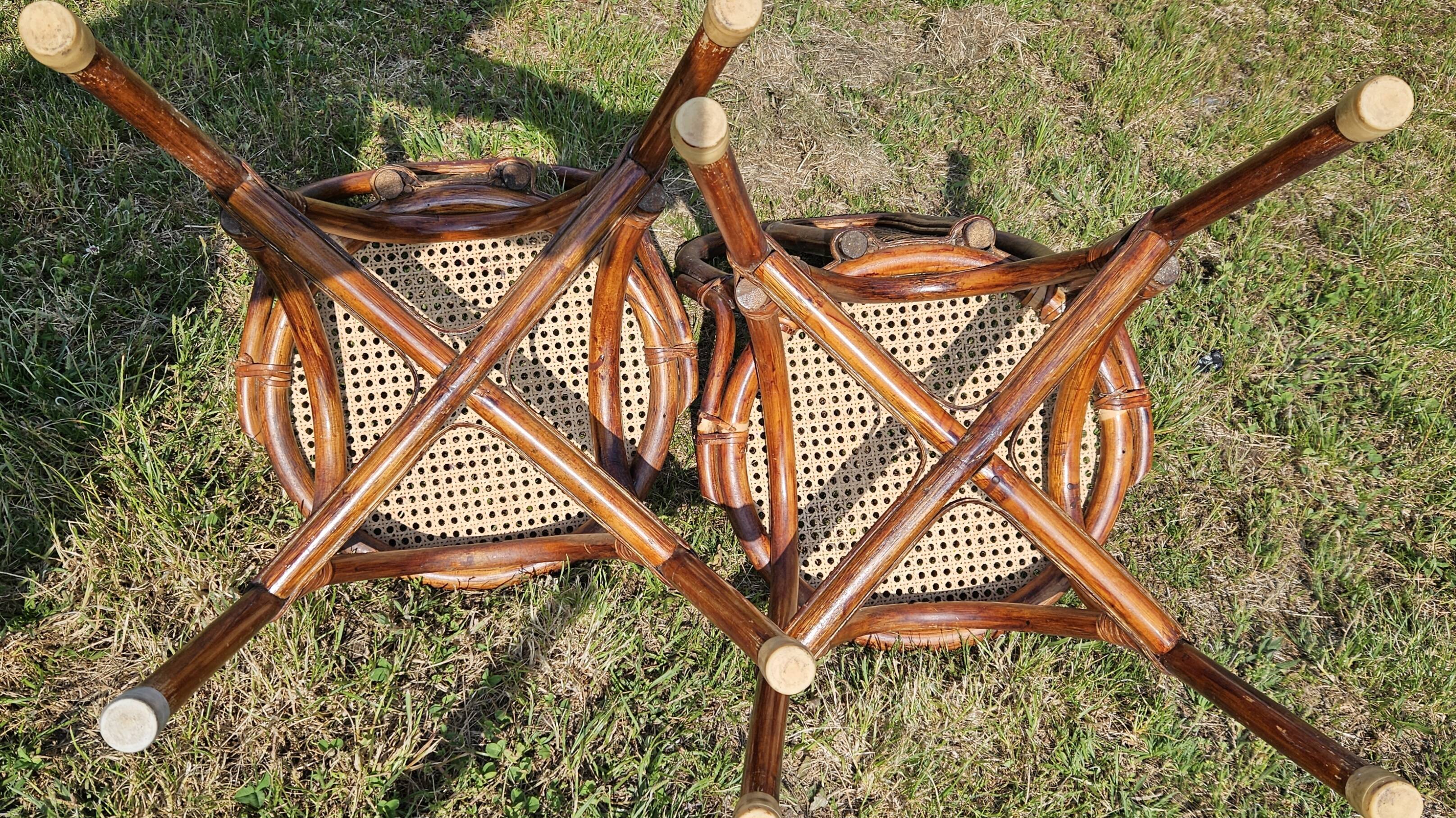 Vintage Rattan and Cane Dining Room