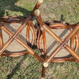 Vintage Rattan and Cane Dining Room