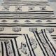 Black and white corridor Kilim, 195x65 cm