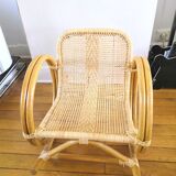 Rocking chair child design 70s