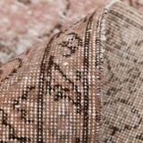 Pink & Brown Large Vintage Rug, 213x325Cm