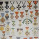 Gravure Décoration et médaille 3, ordre • Lithographie originale de 1898