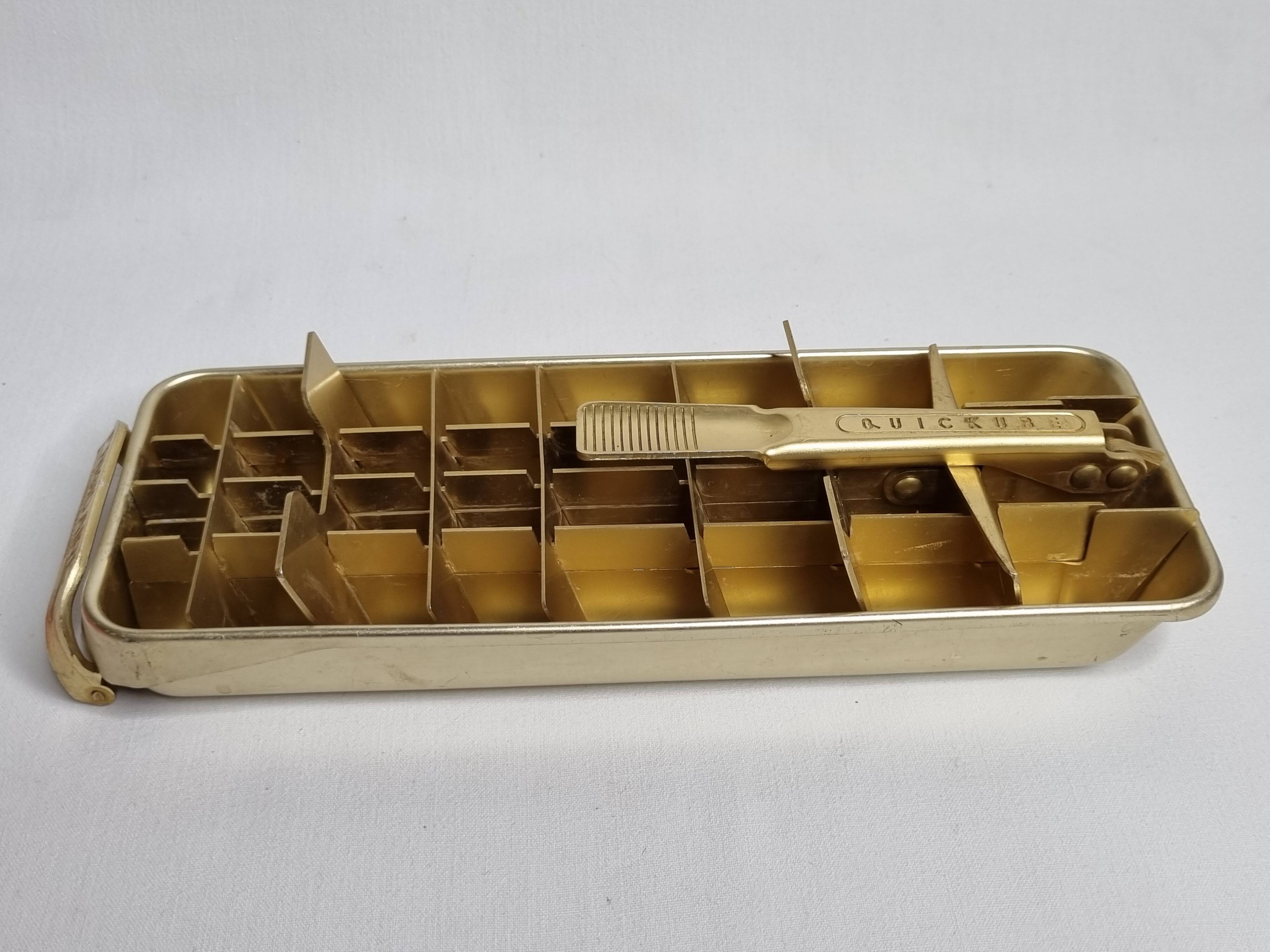 Frigidaire Quickcube Gold Metal Ice Cube Tray