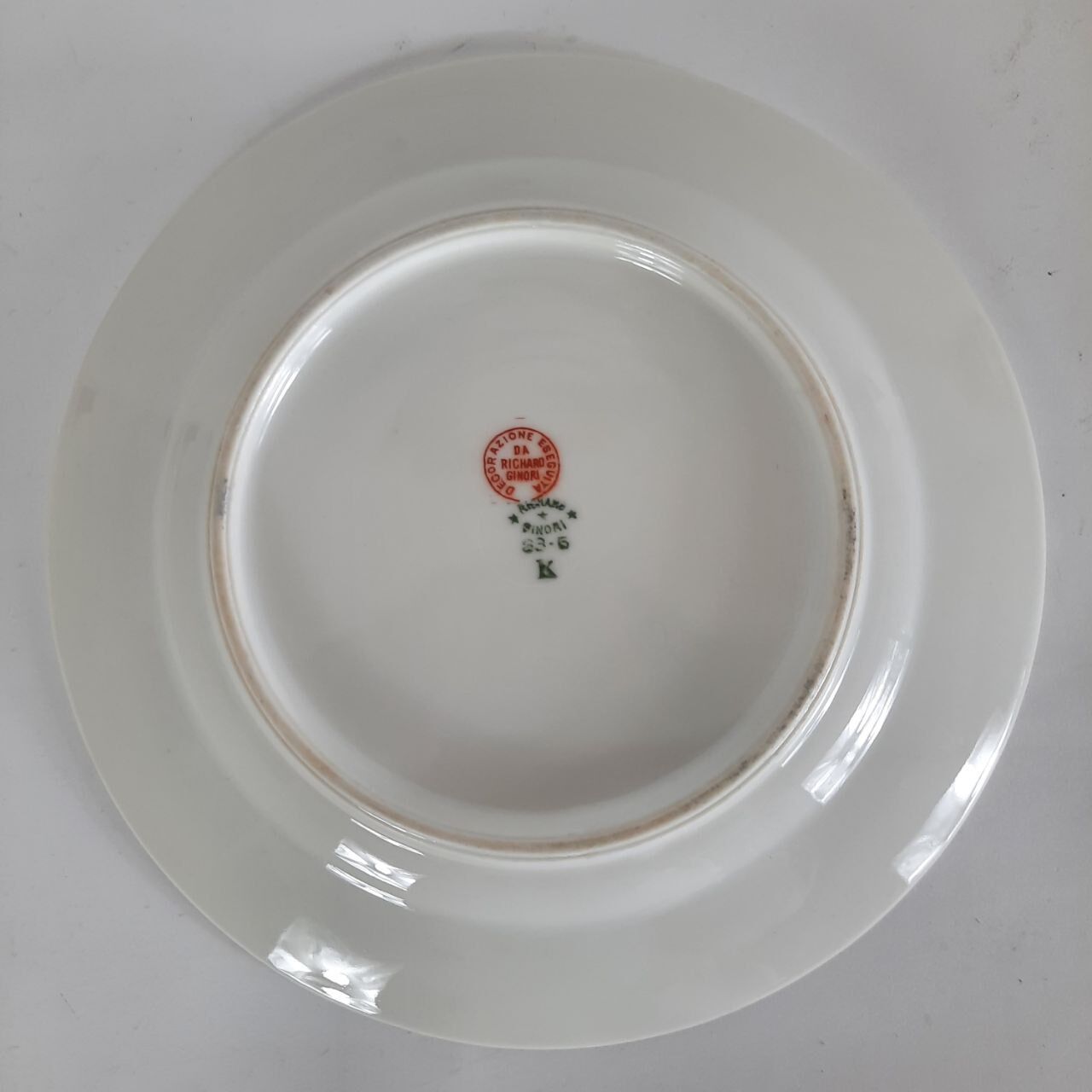 Set of 4 dishes, Gio Ponti, Richard Ginori, sport series