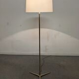 Minimalist bronze and brass floor lamp from the 50s/60s