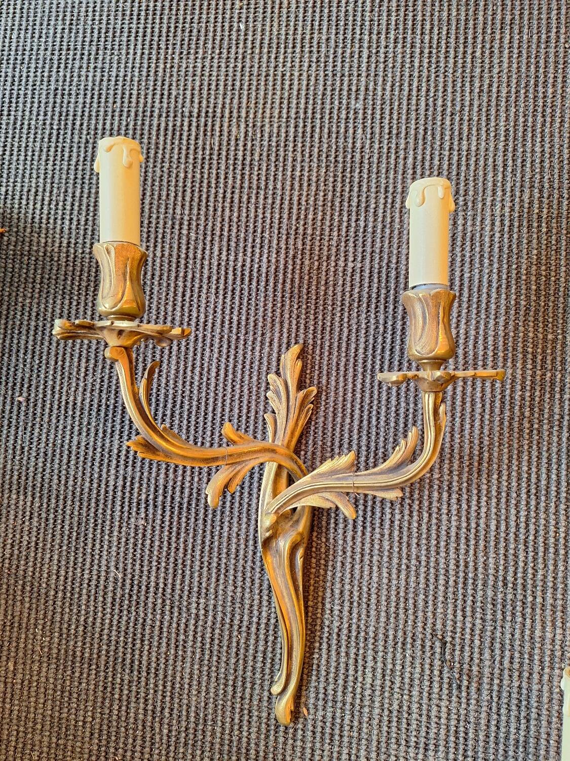 lot series 4 bronze wall lights