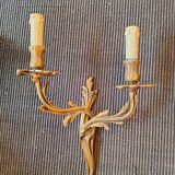 lot series 4 bronze wall lights