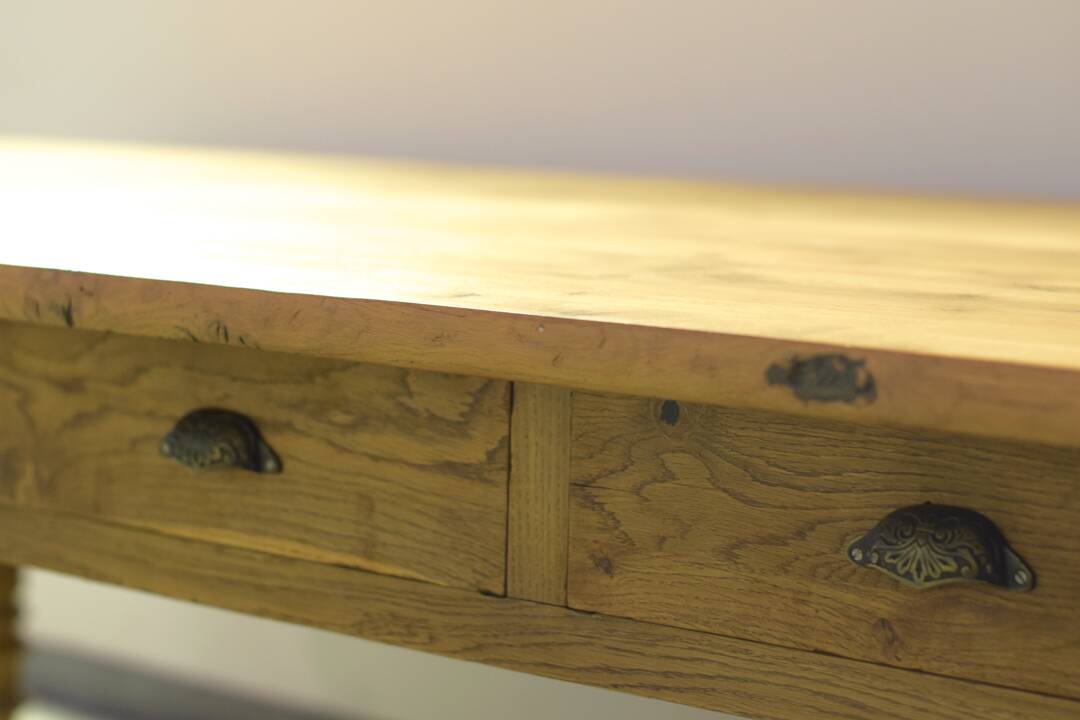 XXL oak trimmings table 1950