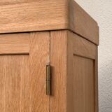 Parisian wardrobe solid oak raw 1940