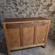 French country buffet, rustic kitchen furniture, wooden buffet, circa 1930–1950.