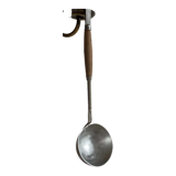 Old ladle aluminum wooden handle