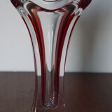 Red background color Murano vase