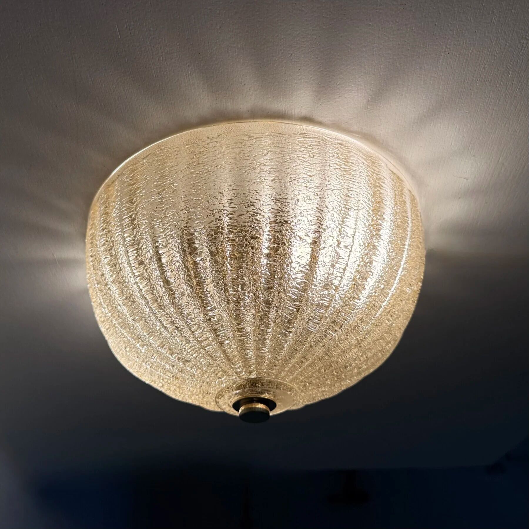 Barovier & Toso ceiling lamp 'Mezabala' 1970s