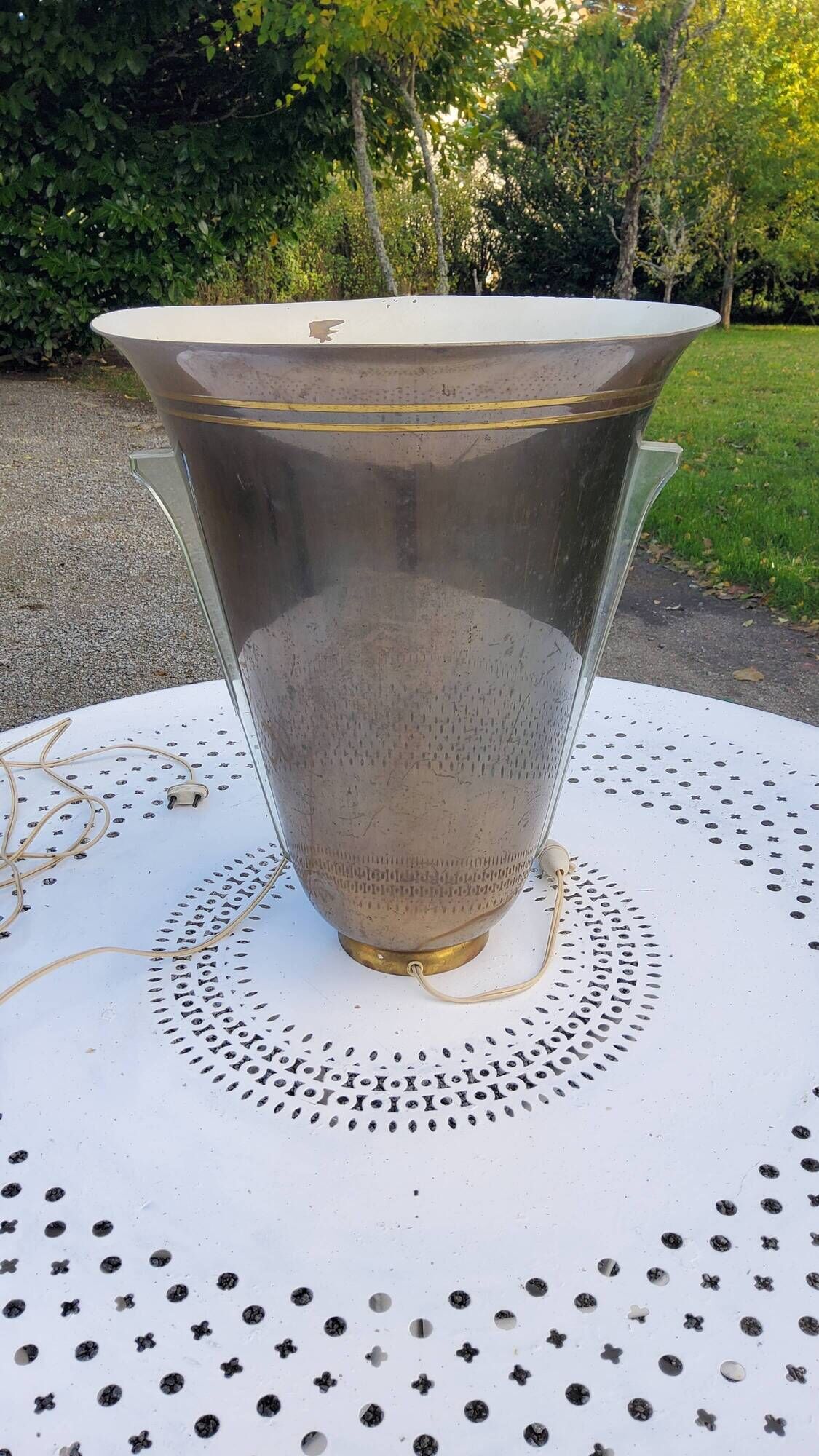 Art deco lamp from the 30s/40s of the Morand house