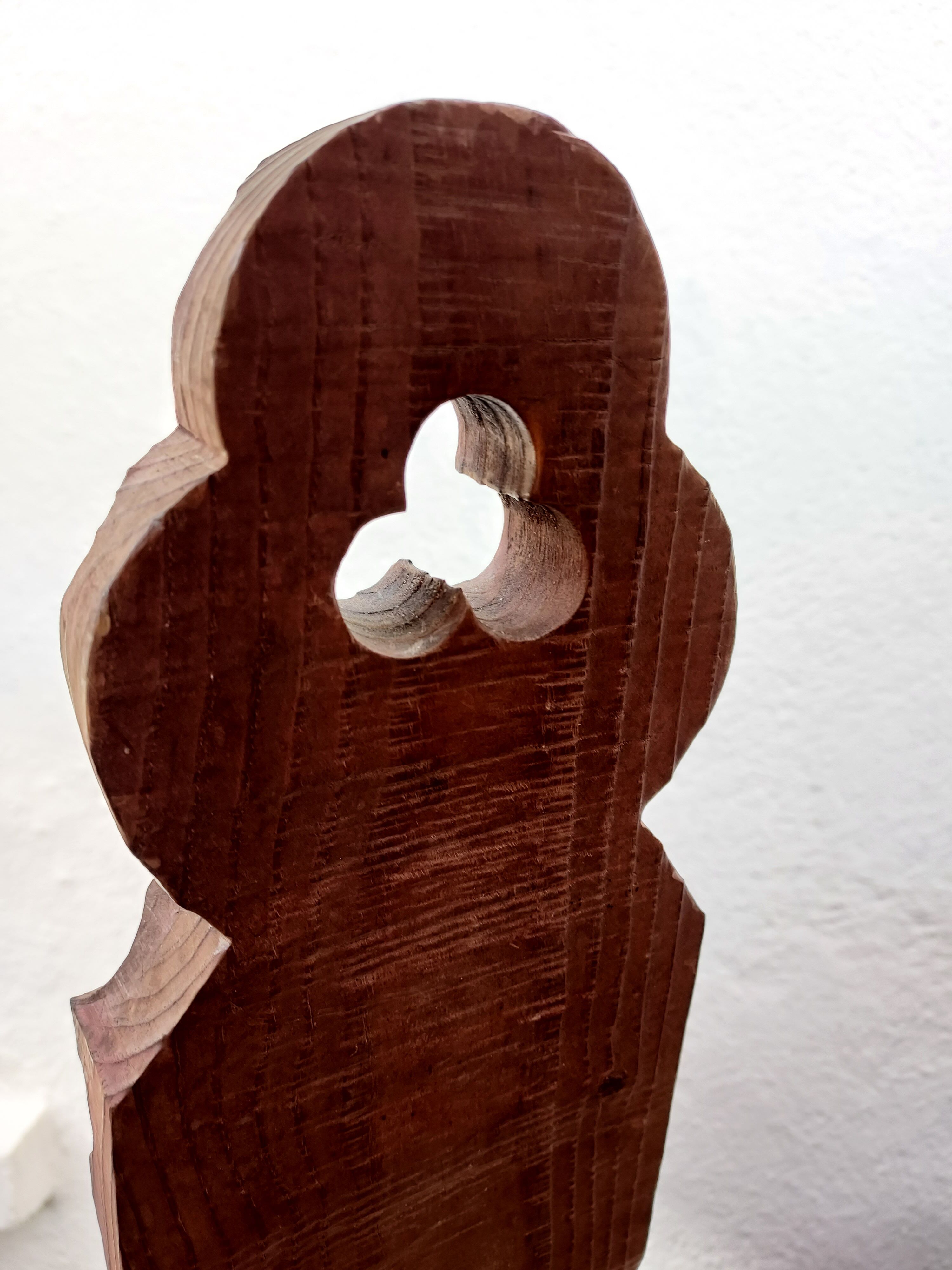 Brutalist chair tripod arts and crafts