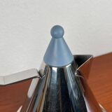 Postmodern German stainless steel kettle by Fissler, 1980s.