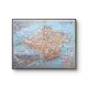Île de Wight, Angleterre, plan original imprimé en 1913.