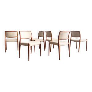 Lot de 6 chaises # 80