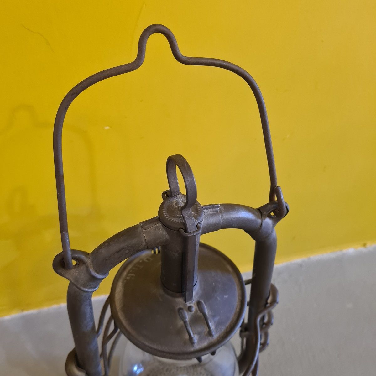 Plaque Publicitaire émaillée Vintage FEUERHAND Lantern - Allemagne 1930 - Originale