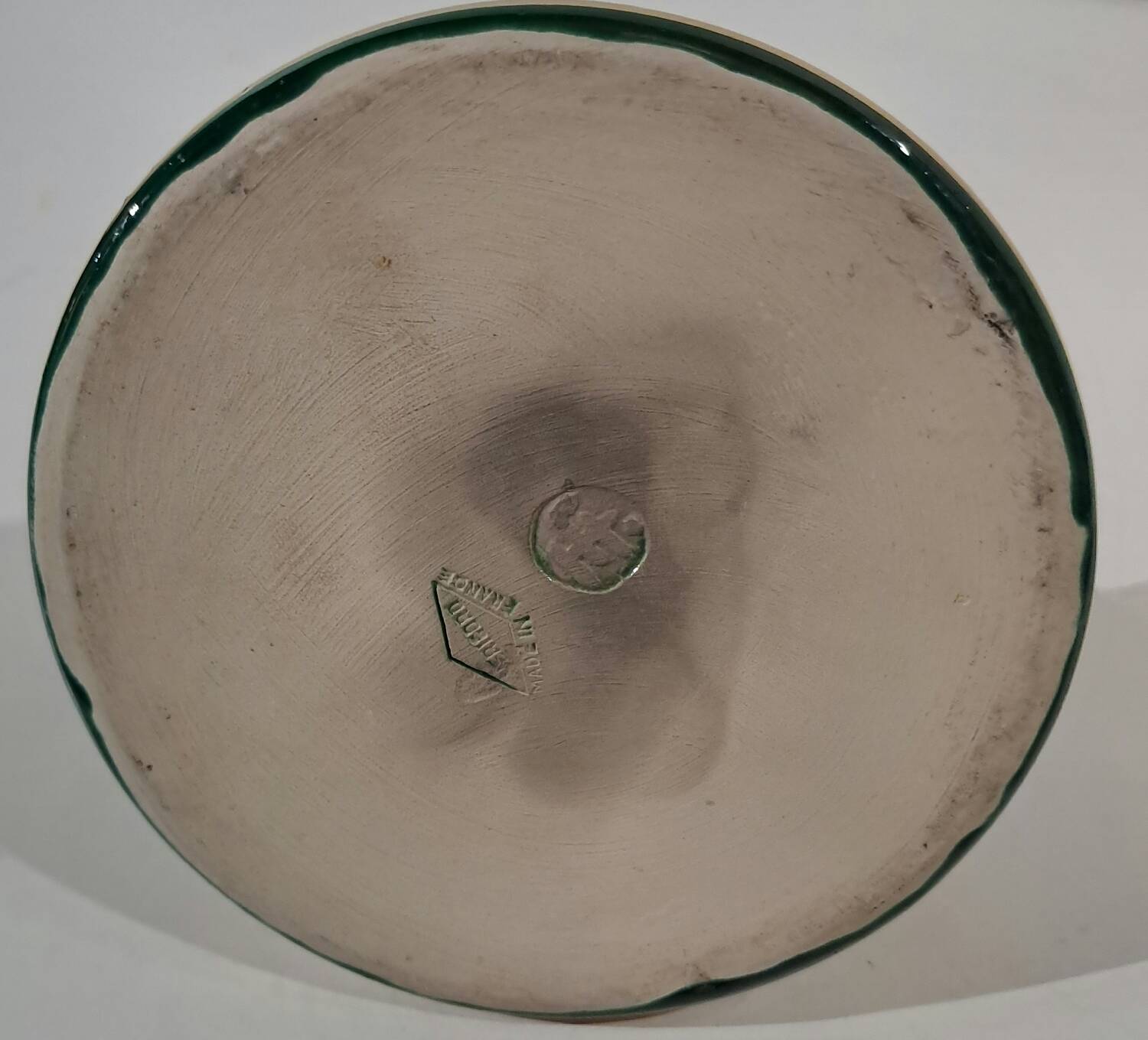 50s ceramic candle holder