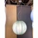 Milky-Green Sphere in Murano Glass Swirl