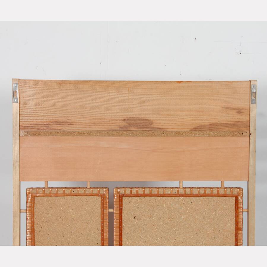 Rattan coat rack produced by Uluv in the 1960s
