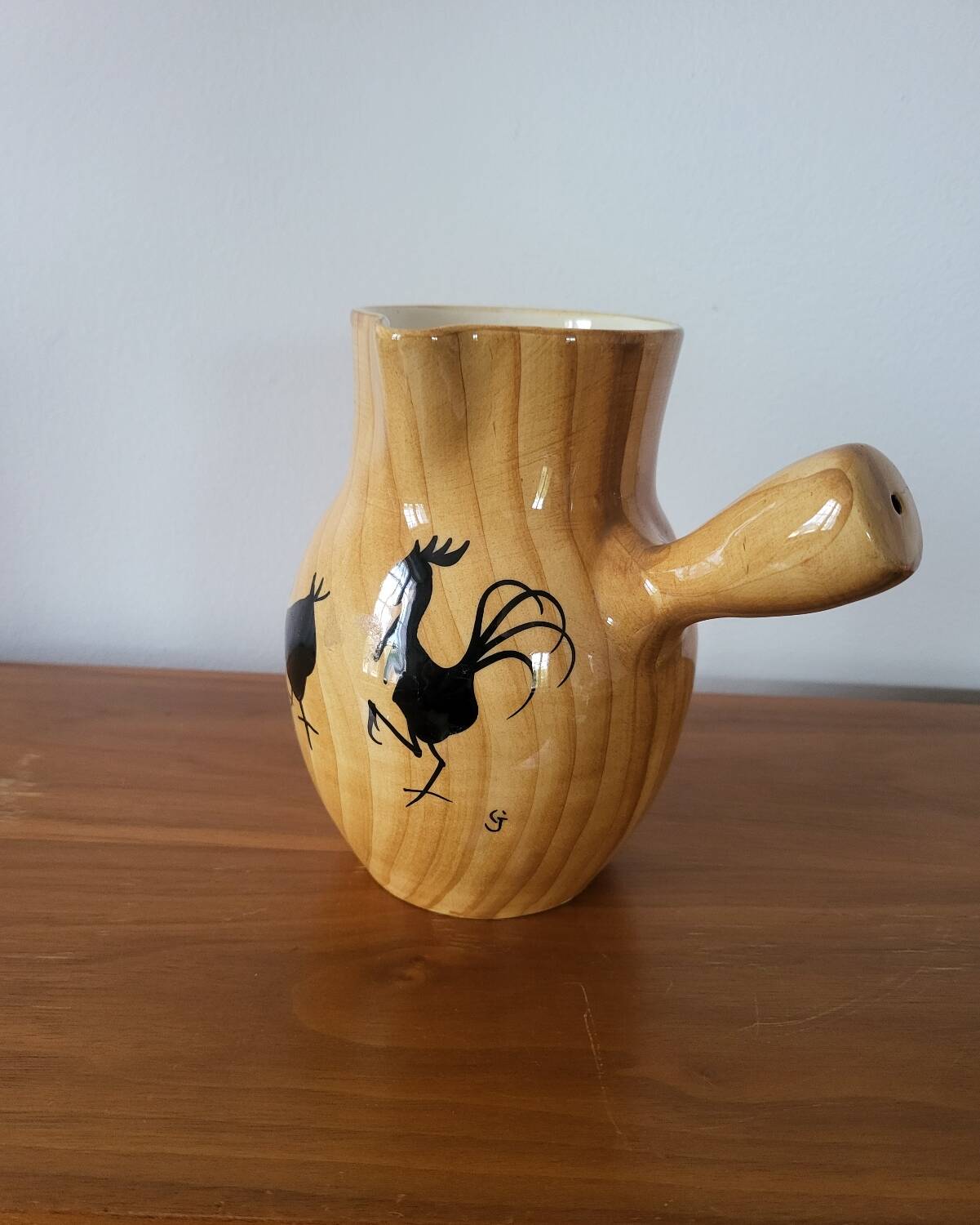 Vallauris Grandjean Jourdan Ceramic Pitcher