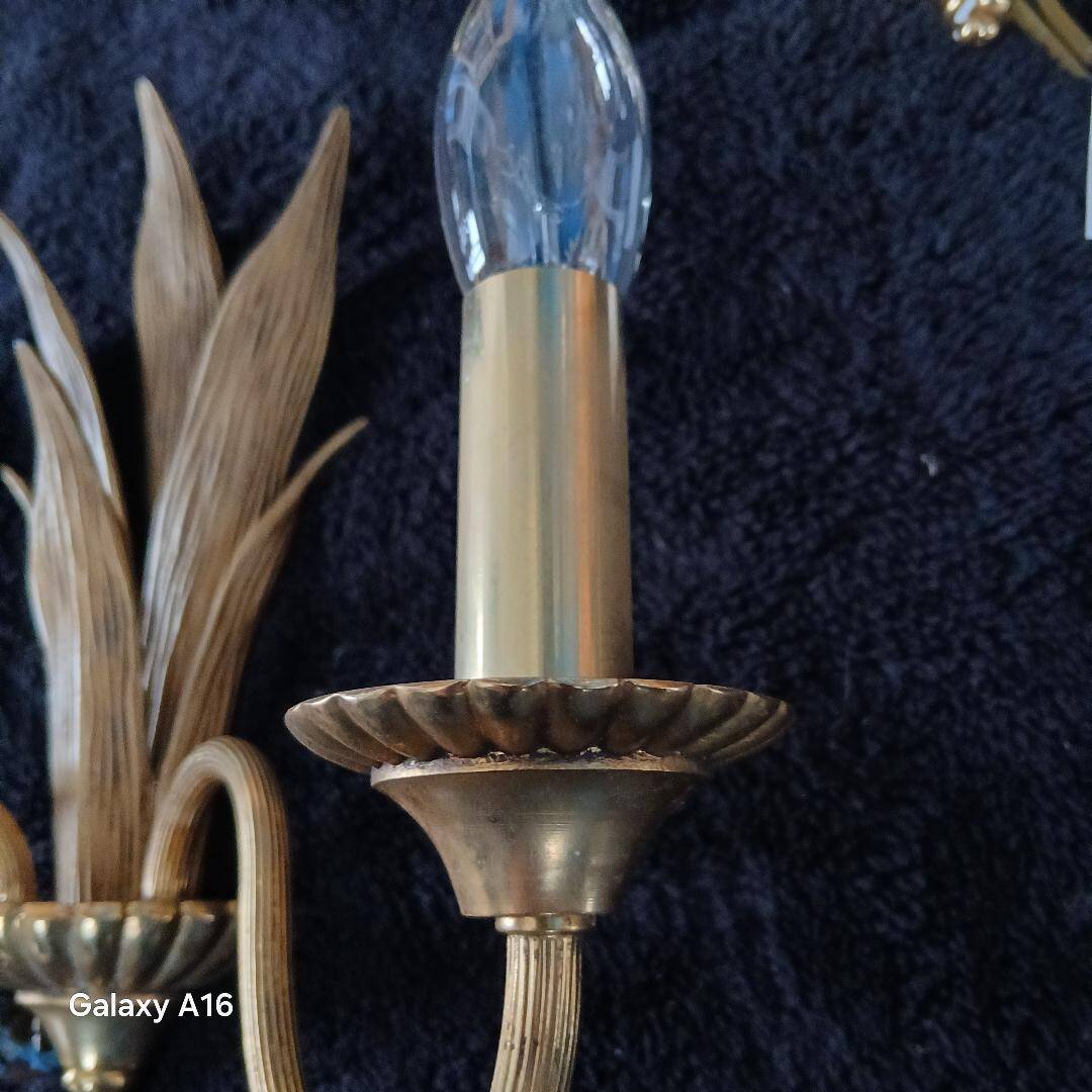 2 or 3 Charles Palmier bronze wall sconces