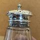 Cut glass sugar bowl and sterling silver by William Moulson 1844
