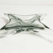 Green Murano glass ashtray